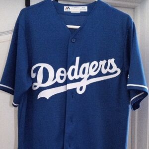 Majestic Royal Blue Dodgers Jersey
